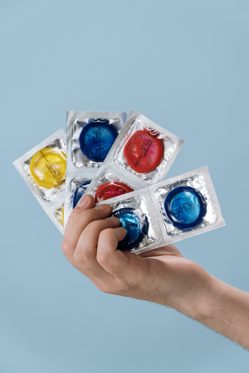 A Person Holding Contraceptives